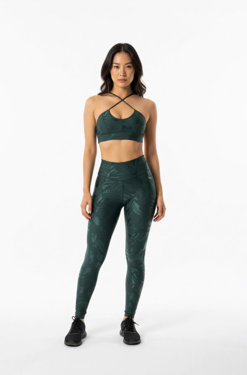 Legging comum j-winner verde