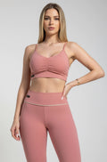 Conjunto legging empina bumbum nude rosé