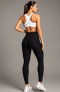 Legging jacquard brocada empina bumbum