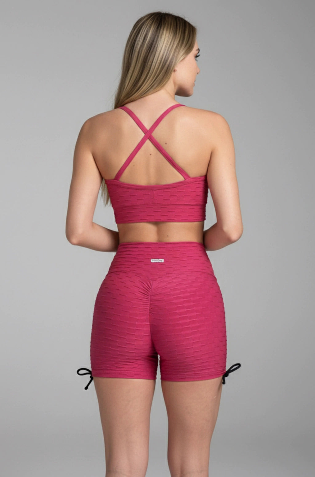 Top Brocado Rosa