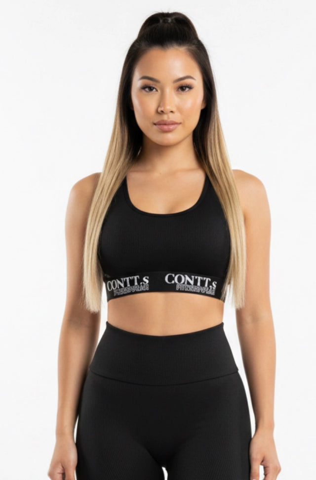 Top regata elástico basic preto