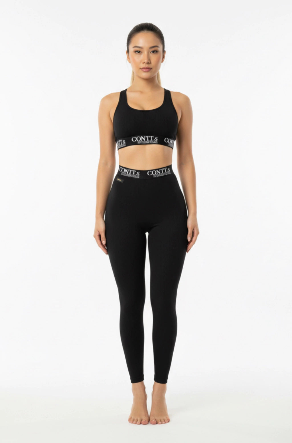 Conjunto Legging Comum de Elástico e Top