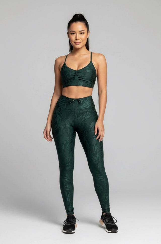 Legging cintura alta empina bumbum j-winner verde