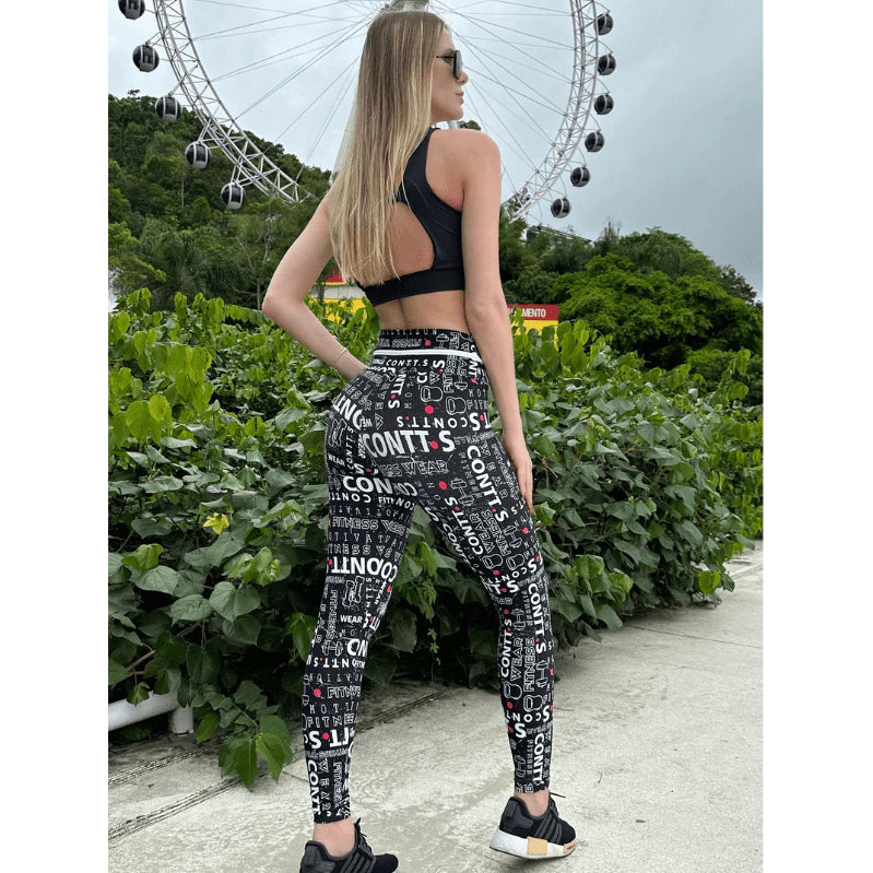 Conjunto Legging Comum CONTT.s Preta e Top