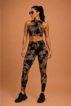 Conjunto legging empina bumbum e Top urban ink